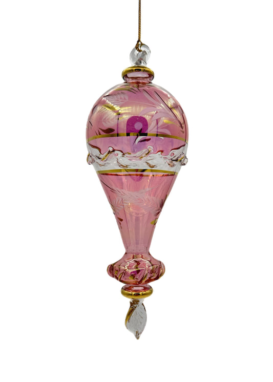 Bloom Glass Drop Ornament - 15cm