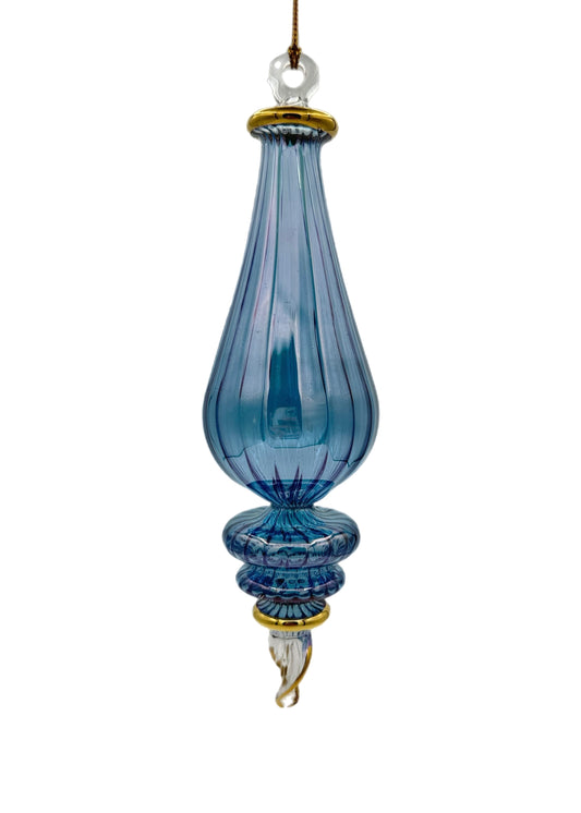 Celestial Teardrop Glass Ornament - 15cm
