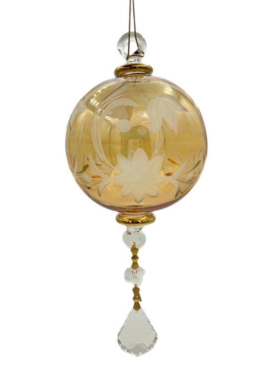 Floral Scroll Drop Ornament - 20cm