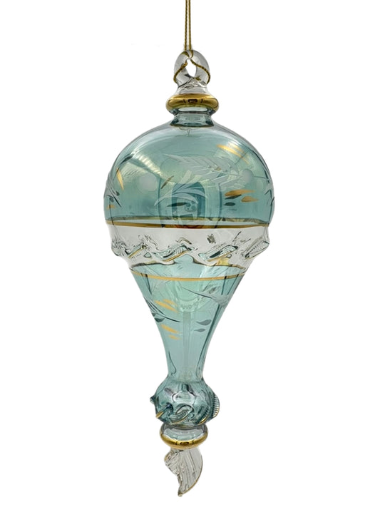 Bloom Glass Drop Ornament - 15cm