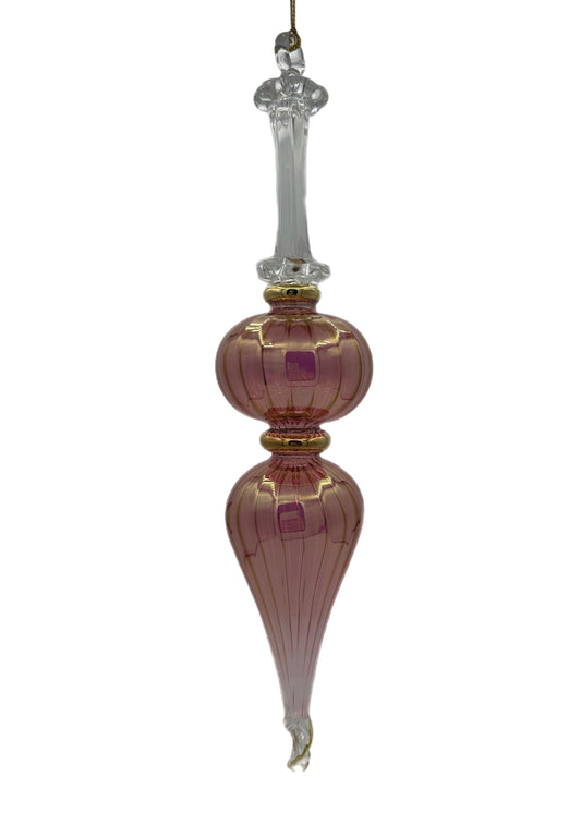 Chateau Spindle Glass Ornament - 25cm