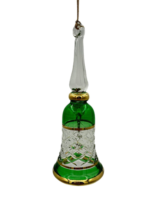 Celestial Chime Glass Bell Ornament - 14cm