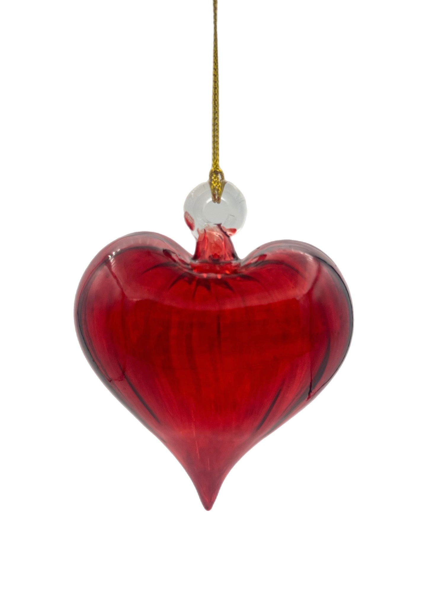 Timeless Heart Glass Ornament - 12cm