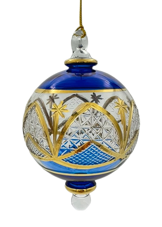Starcrest Glass Ball Ornament - 14cm
