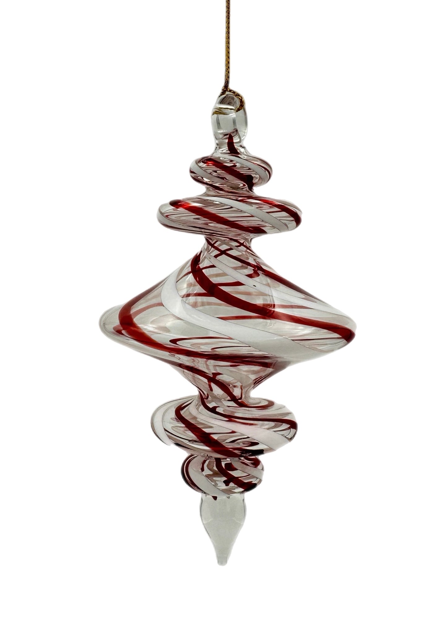 Twist Mirage Glass Ornament - 13cm